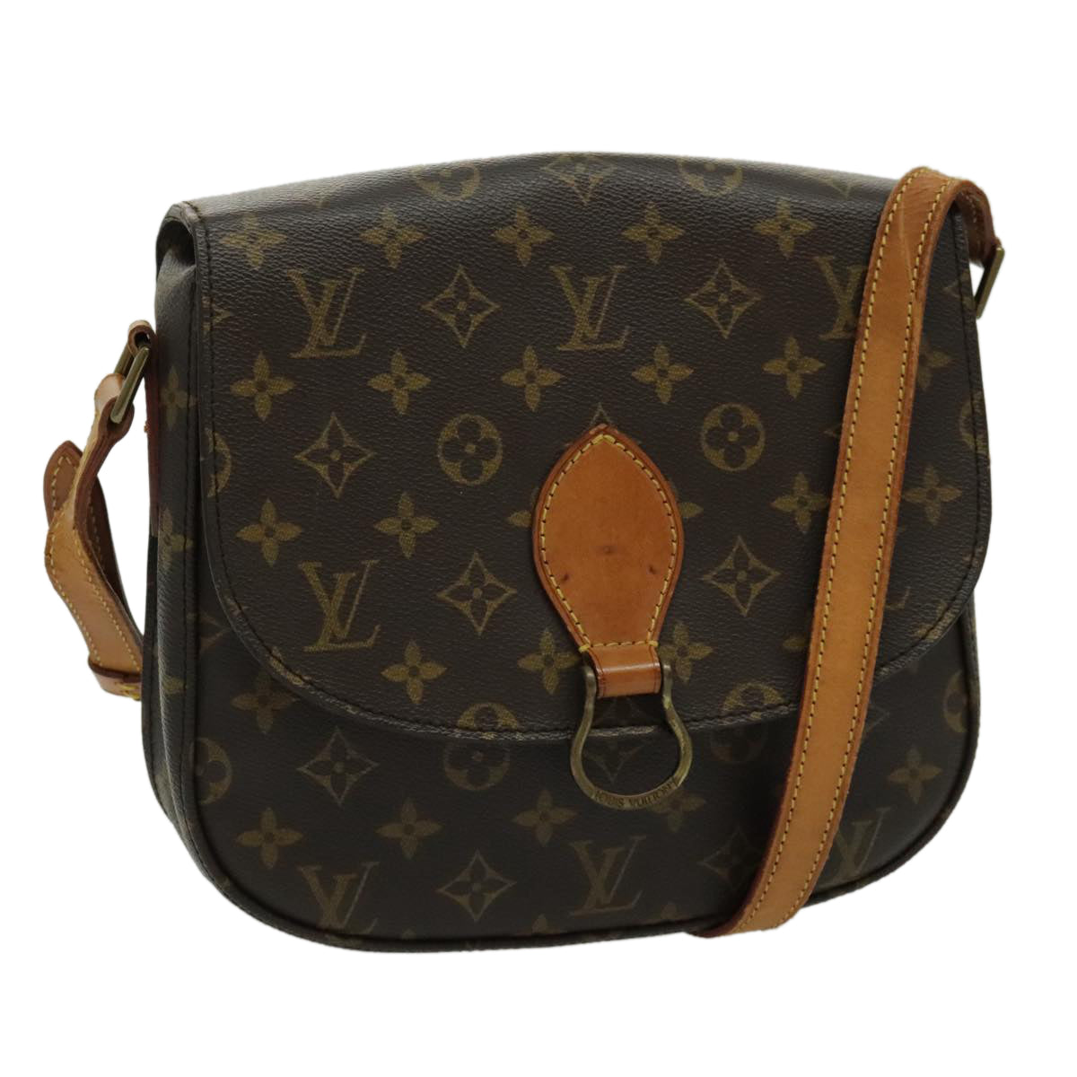 LOUIS VUITTON Monogram Saint Cloud GM Shoulder Bag M51242 LV Auth bs19028