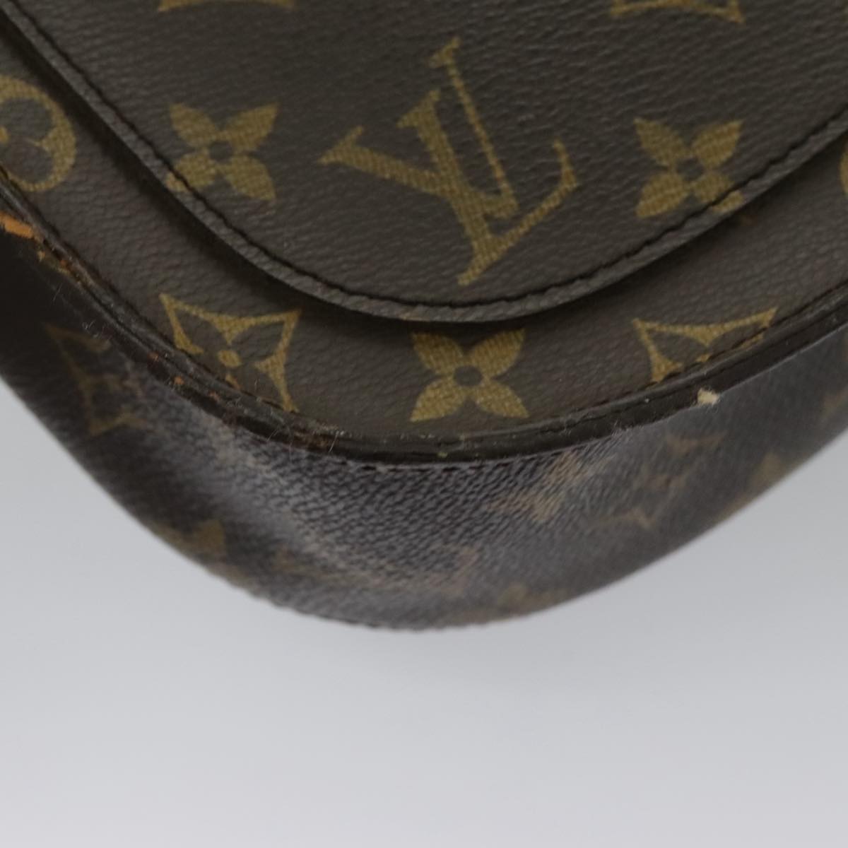 LOUIS VUITTON Monogram Saint Cloud GM Shoulder Bag M51242 LV Auth bs19028