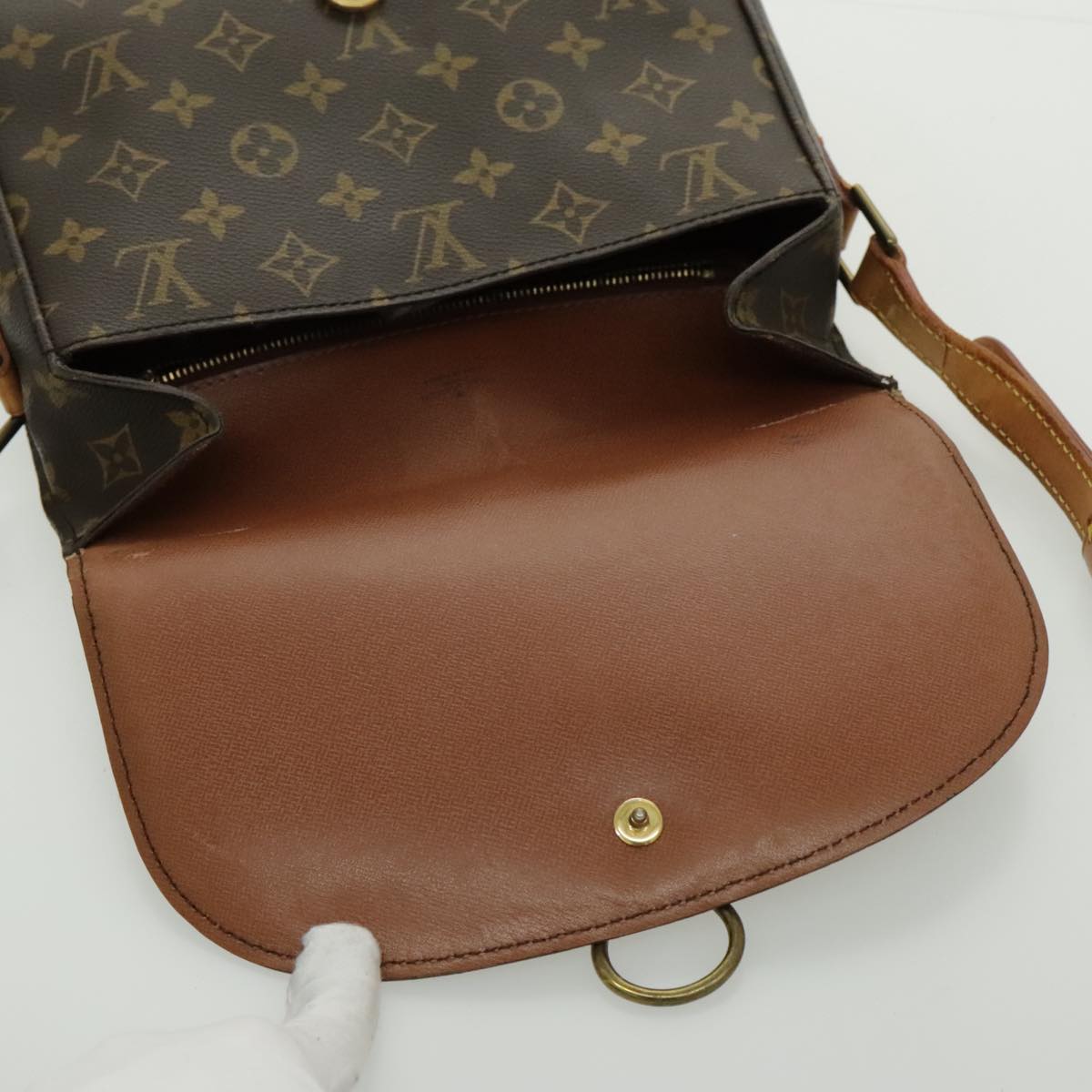 LOUIS VUITTON Monogram Saint Cloud GM Shoulder Bag M51242 LV Auth bs19028