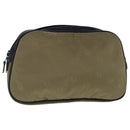 Christian Dior Pouch Nylon Beige Auth bs19033-1