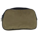 Christian Dior Pouch Nylon Beige Auth bs19033-13
