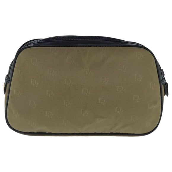 Christian Dior Pouch Nylon Beige Auth bs19033