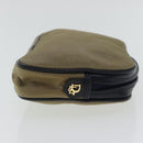 Christian Dior Pouch Nylon Beige Auth bs19033-4