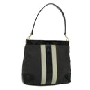 GUCCI Shoulder Bag Canvas Black Gold 001 4231 Auth bs19038-1