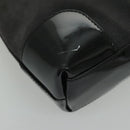 GUCCI Shoulder Bag Canvas Black Gold 001 4231 Auth bs19038-13