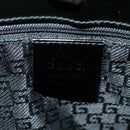 GUCCI Shoulder Bag Canvas Black Gold 001 4231 Auth bs19038-16