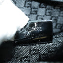 GUCCI Shoulder Bag Canvas Black Gold 001 4231 Auth bs19038-22