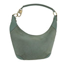 GUCCI Shoulder Bag Suede Blue Gold 001 4158 Auth bs19039-1