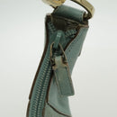 GUCCI Shoulder Bag Suede Blue Gold 001 4158 Auth bs19039-10