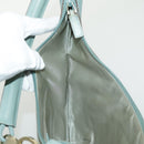 GUCCI Shoulder Bag Suede Blue Gold 001 4158 Auth bs19039-19