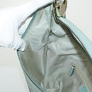 GUCCI Shoulder Bag Suede Blue Gold 001 4158 Auth bs19039-20