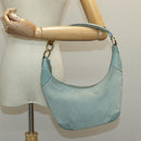 GUCCI Shoulder Bag Suede Blue Gold 001 4158 Auth bs19039-23
