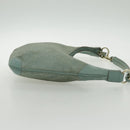 GUCCI Shoulder Bag Suede Blue Gold 001 4158 Auth bs19039-4