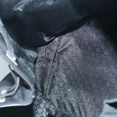 GUCCI Shoulder Bag Canvas Black Silver Auth bs19043-20