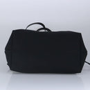 GUCCI Shoulder Bag Canvas Black Silver Auth bs19043-5