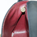 CHANEL Matelasse Shoulder Bag Lamb Skin Black Gold CC Auth bs19046-22