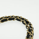 CHANEL Matrasse Chain Shoulder Bag Lamb Skin Black Gold CC Auth bs19047A-10