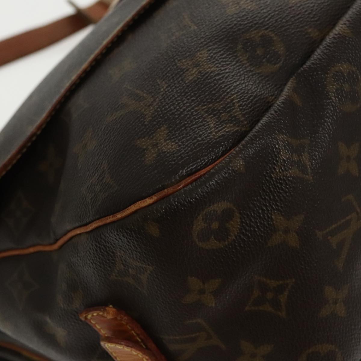 LOUIS VUITTON Monogram Saumur 35 Shoulder Bag M42254 LV Auth bs19050