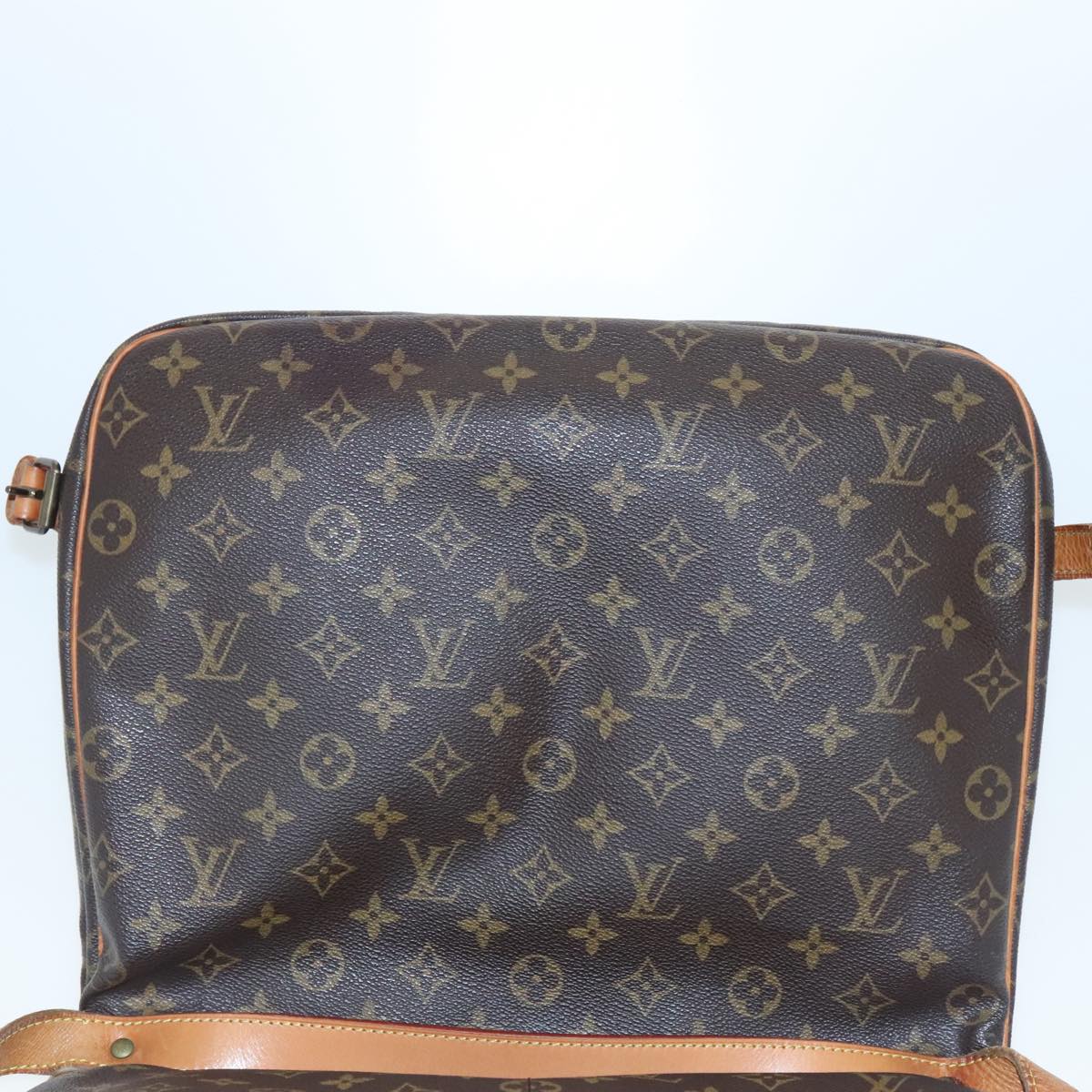 LOUIS VUITTON Monogram Saumur 35 Shoulder Bag M42254 LV Auth bs19050