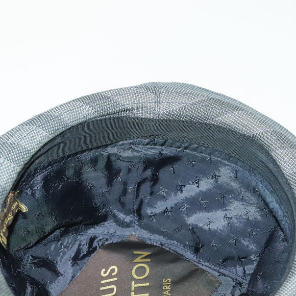 LOUIS VUITTON Hat Cotton S Gray LV Auth bs19057