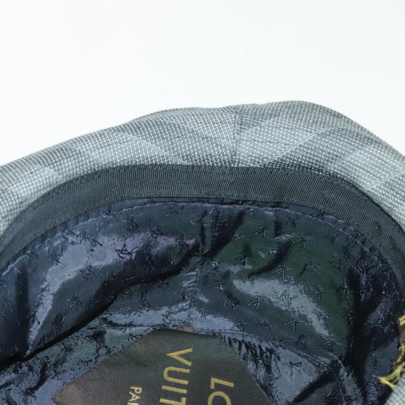 LOUIS VUITTON Hat Cotton S Gray LV Auth bs19057