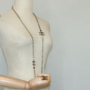 CHANEL Necklace metal Gold Tone CC Auth bs19061-19