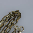 CHANEL Necklace metal Gold Tone CC Auth bs19061-7