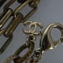 CHANEL Necklace metal Gold Tone CC Auth bs19061-8