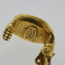 CHANEL Earring metal Gold Tone CC Auth bs19064-10