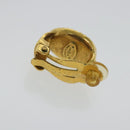CHANEL Earring metal Gold Tone CC Auth bs19064-12