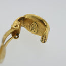 CHANEL Earring metal Gold Tone CC Auth bs19064-17