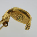 CHANEL Earring metal Gold Tone CC Auth bs19064-19