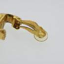 CHANEL Earring metal Gold Tone CC Auth bs19064-9