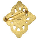 CHANEL Brooch metal Gold Tone CC Auth bs19066-3