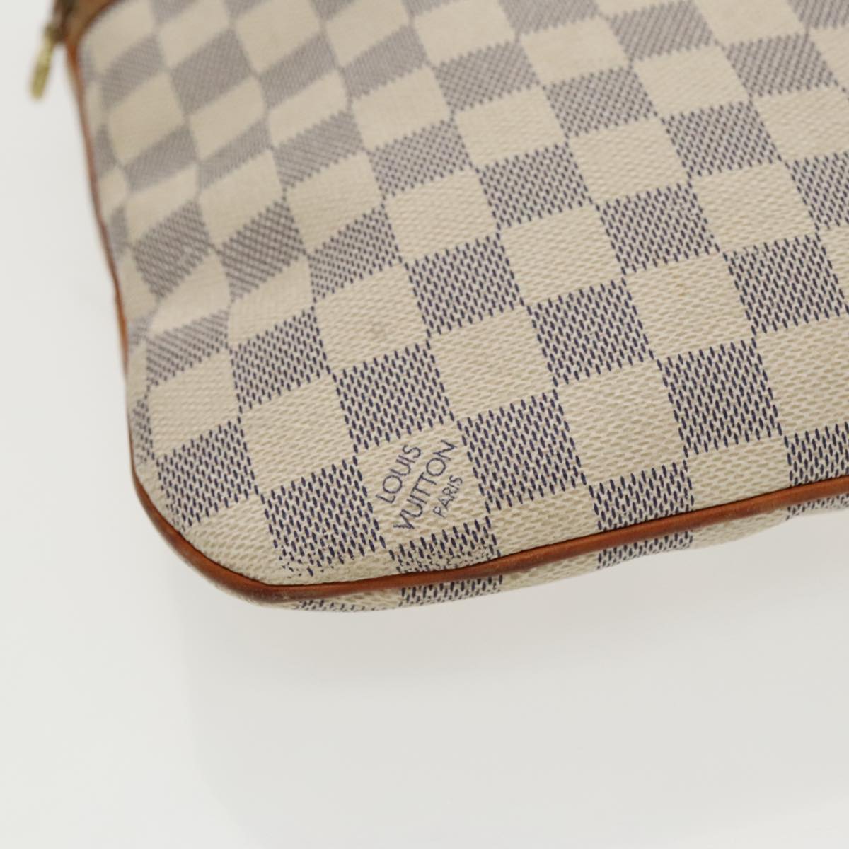 LOUIS VUITTON Damier Azur Pochette Bosphore Shoulder Bag N51112 LV Auth bs19080