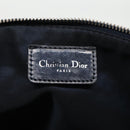 Christian Dior Saddle Pouch Accessory Pouch Denim Blue Silver Auth bs19083-9