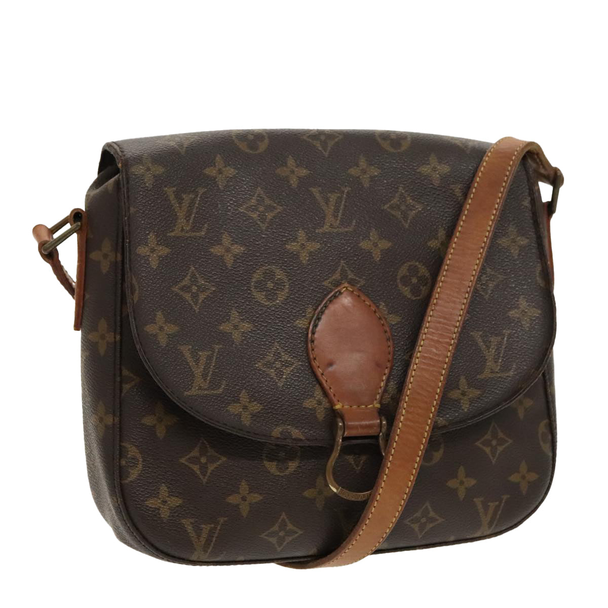 LOUIS VUITTON Monogram Saint Cloud GM Shoulder Bag M51242 LV Auth bs19086