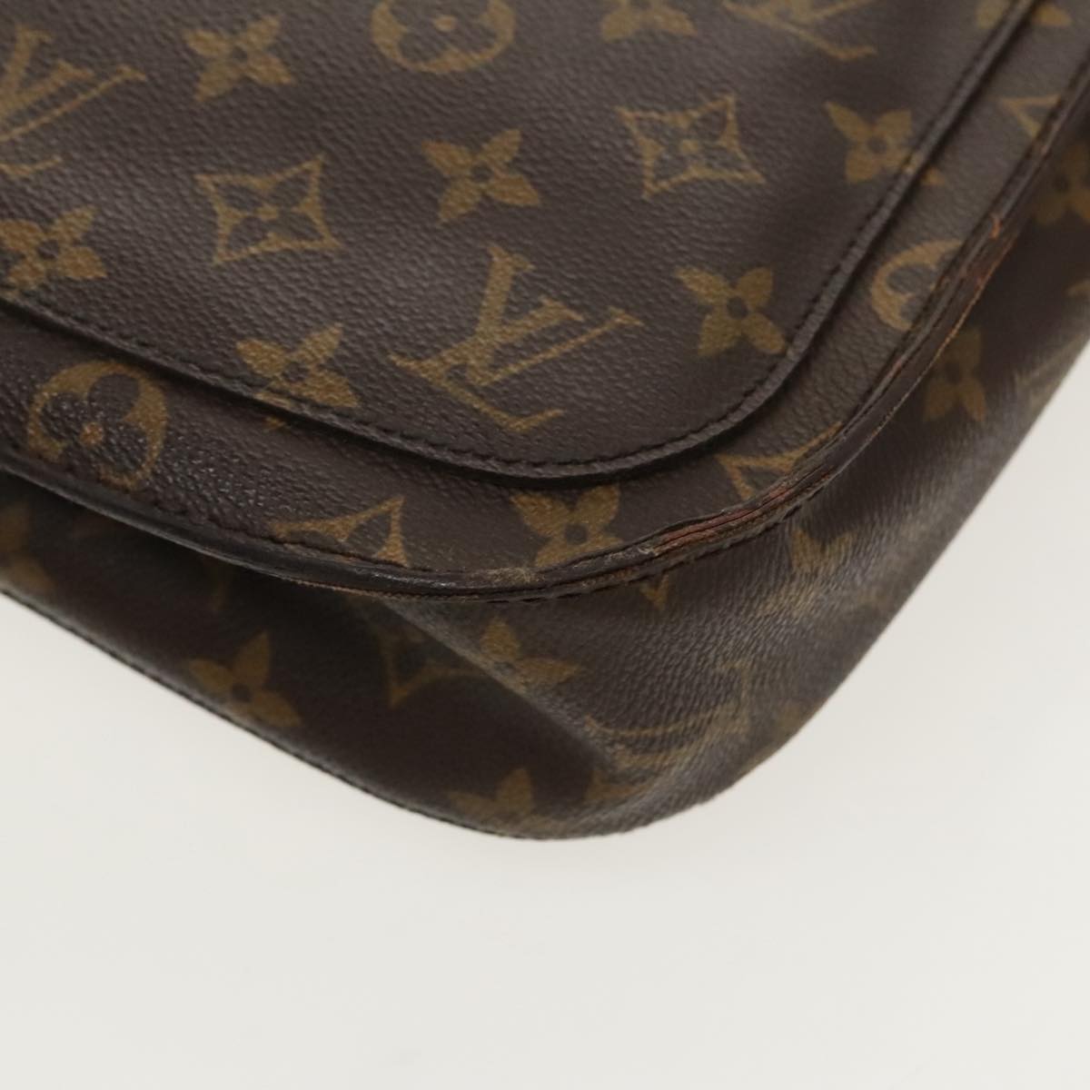 LOUIS VUITTON Monogram Saint Cloud GM Shoulder Bag M51242 LV Auth bs19086