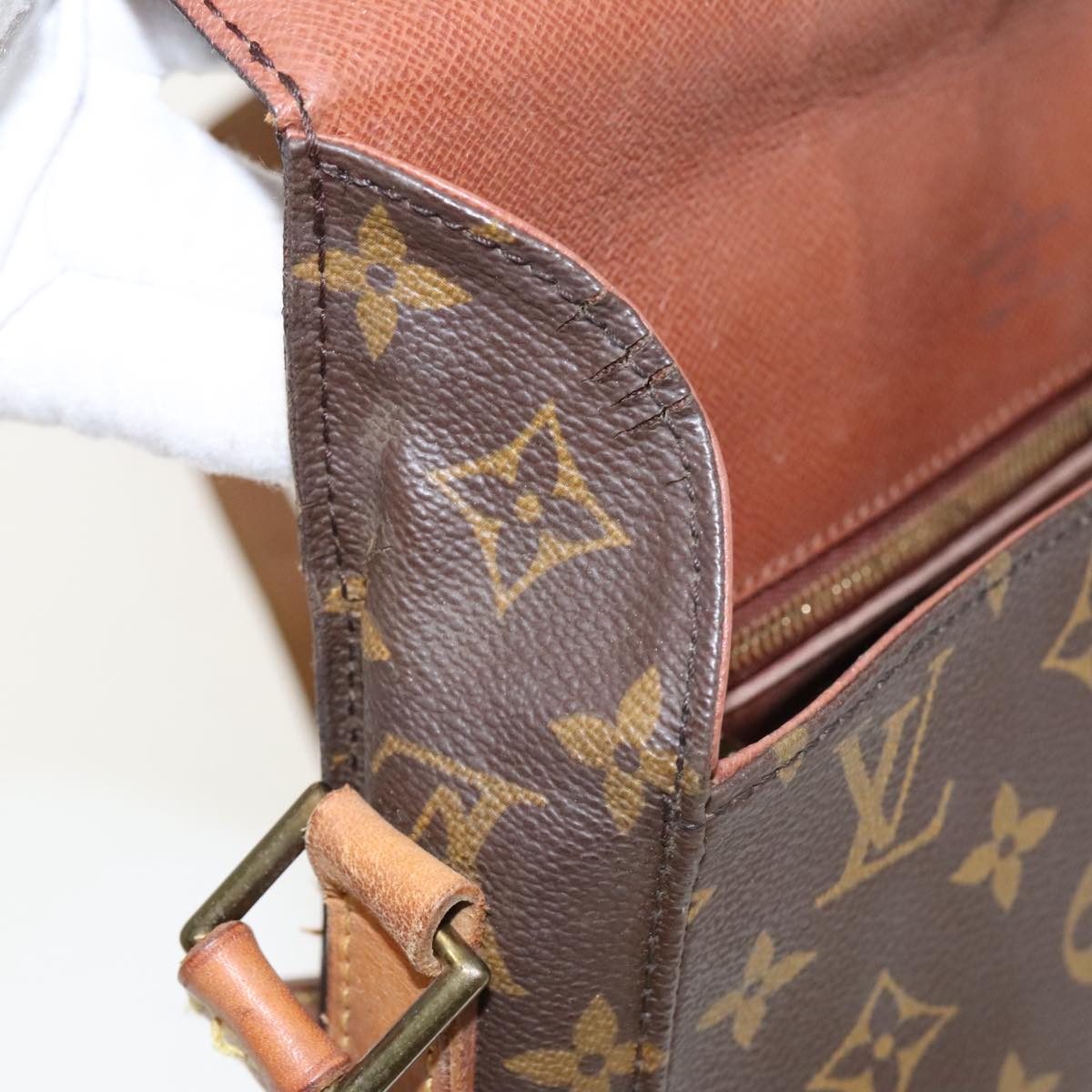 LOUIS VUITTON Monogram Saint Cloud GM Shoulder Bag M51242 LV Auth bs19086