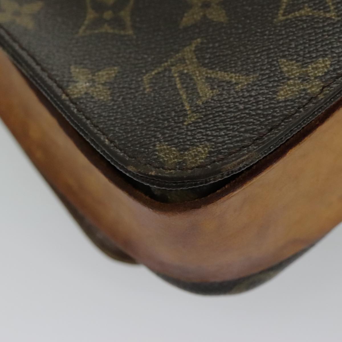 LOUIS VUITTON Monogram Cartouchiere MM Shoulder Bag M51253 LV Auth bs19087