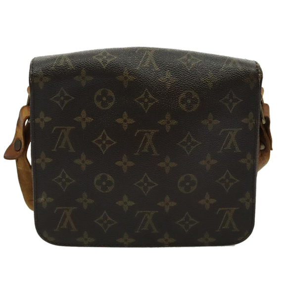 LOUIS VUITTON Monogram Cartouchiere MM Shoulder Bag M51253 LV Auth bs19087