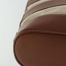 BALLY Tote Bag Canvas Leather 2Set Beige Brown Red Auth bs19097-10