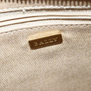 BALLY Tote Bag Canvas Leather 2Set Beige Brown Red Auth bs19097-15