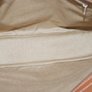 BALLY Tote Bag Canvas Leather 2Set Beige Brown Red Auth bs19097-16