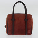 BALLY Tote Bag Canvas Leather 2Set Beige Brown Red Auth bs19097-21