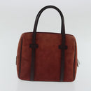 BALLY Tote Bag Canvas Leather 2Set Beige Brown Red Auth bs19097-22
