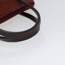 BALLY Tote Bag Canvas Leather 2Set Beige Brown Red Auth bs19097-26