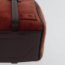 BALLY Tote Bag Canvas Leather 2Set Beige Brown Red Auth bs19097-30