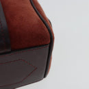 BALLY Tote Bag Canvas Leather 2Set Beige Brown Red Auth bs19097-32