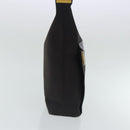 Salvatore Ferragamo Shoulder Bag Canvas Brown Gold Auth bs19110-3